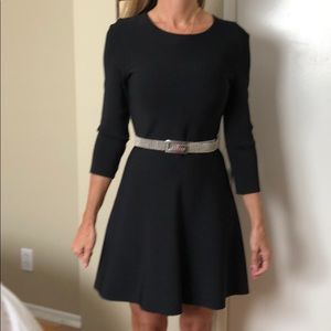 NWT BCBG Maxazaria long sleeve black dress